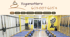Desktop Screenshot of nhyogamatters.com