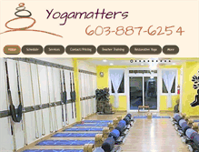Tablet Screenshot of nhyogamatters.com